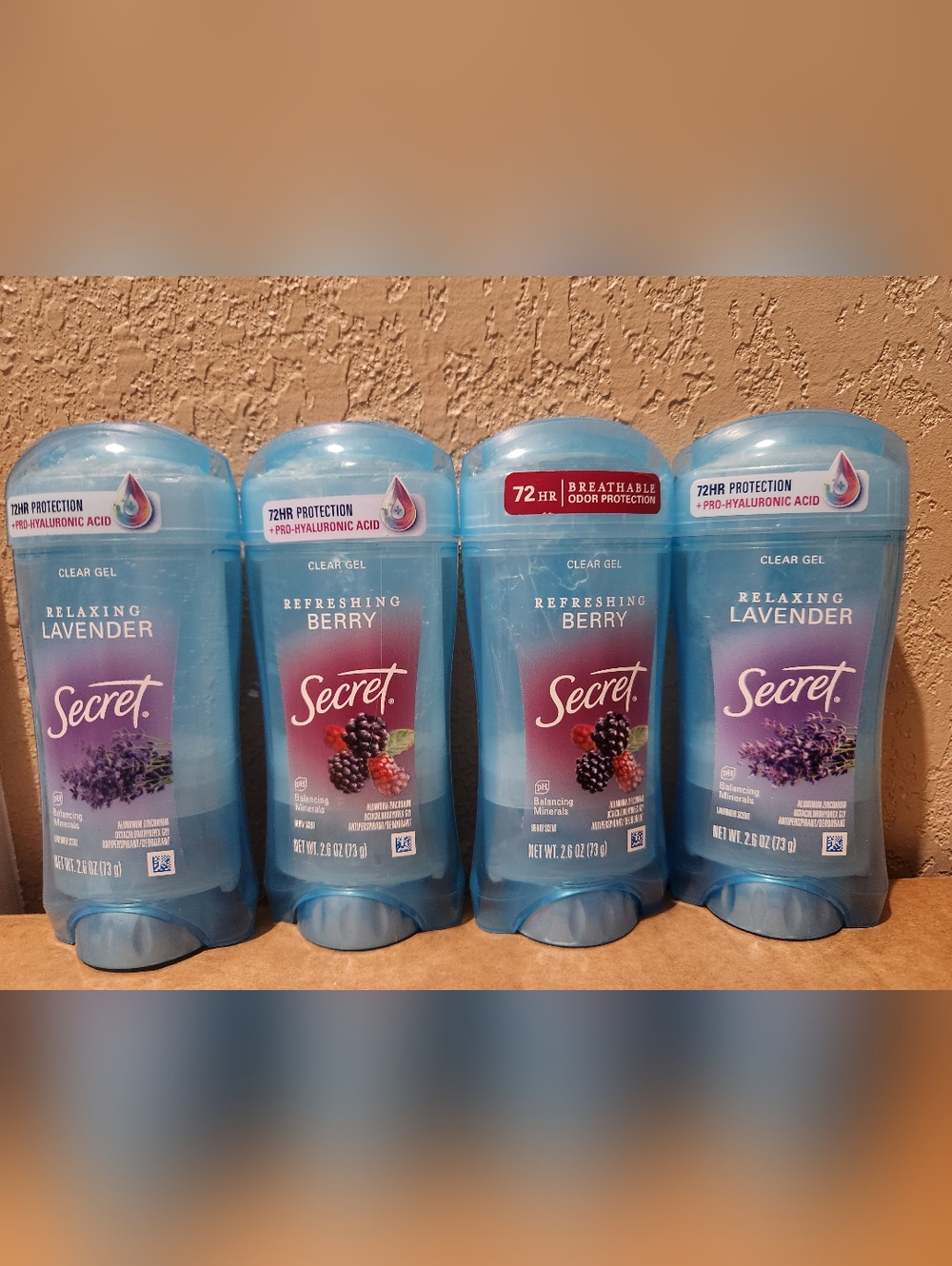 Refreshing Berry Clear Gel Antiperspirant Deodorant - Berry (Blue Stick)